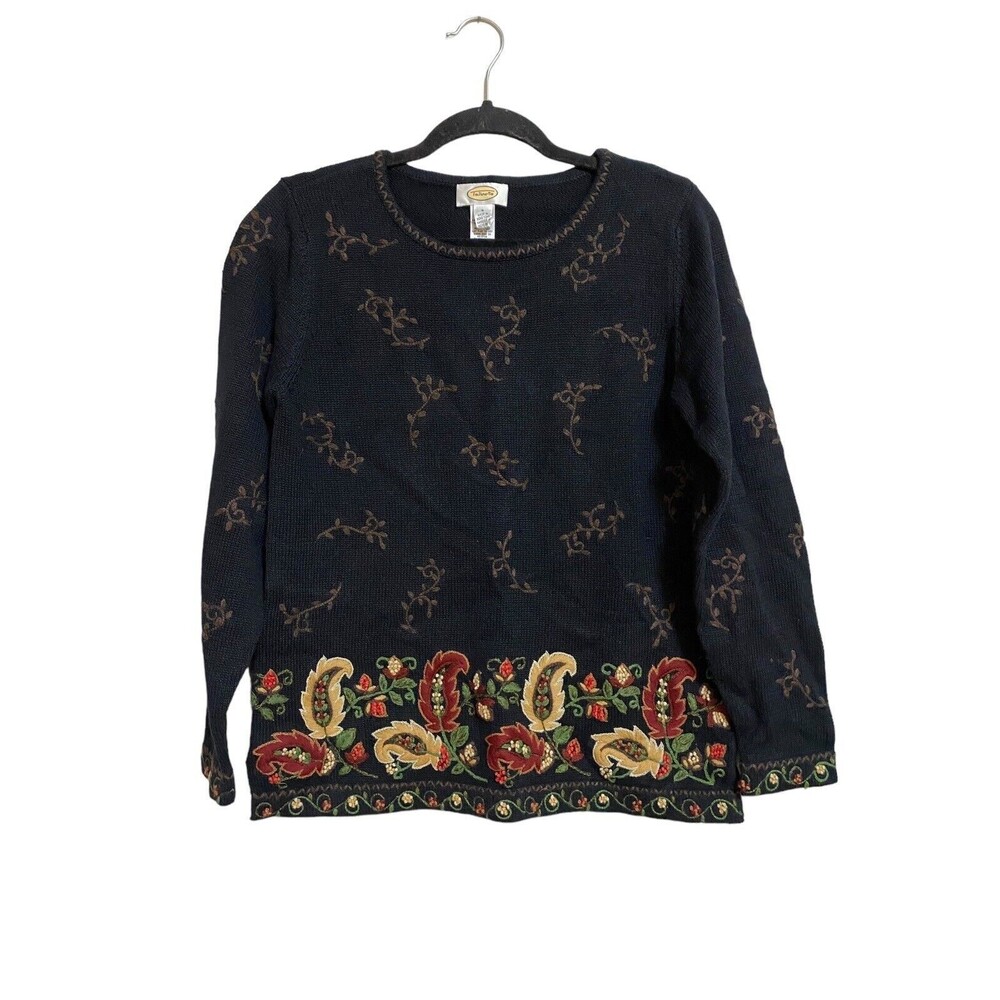 Talbots Sweater Fall Colors Size S
